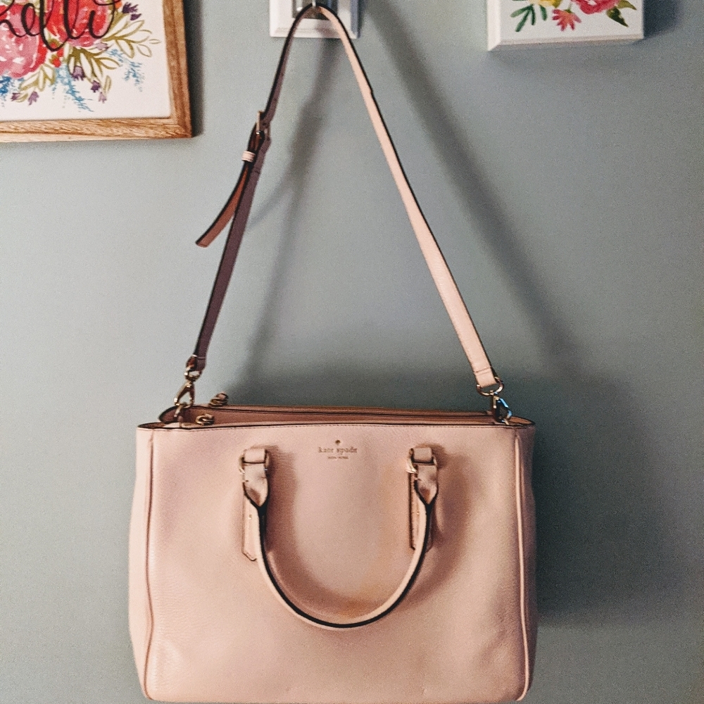 Kate Spade Leighann Laurel Way leather satchel